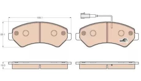 ÖN FREN BALATA PEUGEOT BOXER 3