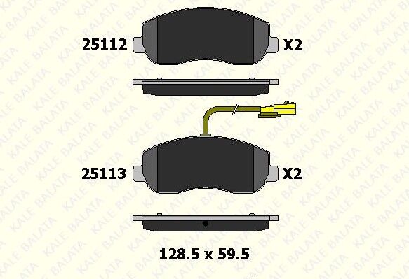 ARKA FREN BALATA RENAULT MASTER 3