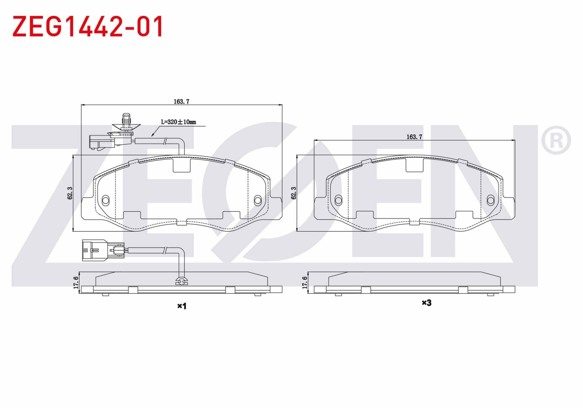 ARKA FREN BALATA RENAULT MASTER 3