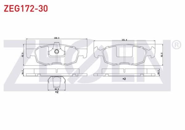 ÖN FREN BALATASI FİAT DOBLO