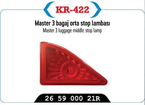 3.STOP LAMBASI RENAULT MASTER 3