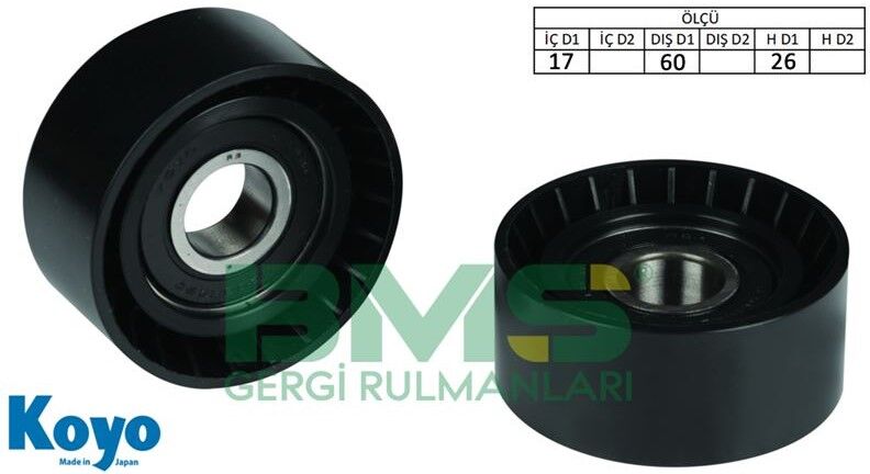 ALTERNATÖR GERGİ BİLYASI PEUGEOT 206