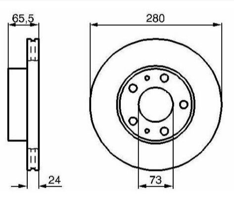 ÖN FREN DİSKİ 1.4Q 15'' PEUGEOT BOXER 2