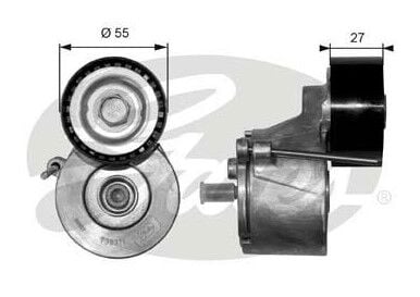ALTERNATÖR GERGİ RULMANI DV6 PEUGEOT PARTNER