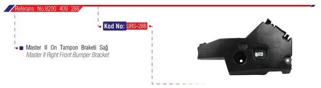 ÖN TAMPON BAĞLANTI BRAKETİ SAĞ RENAULT MASTER 2