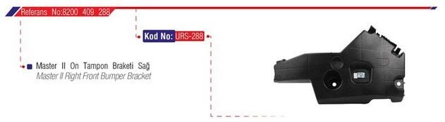 ÖN TAMPON BAĞLANTI BRAKETİ SAĞ RENAULT MASTER 2