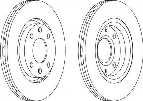 ÖN FREN DİSKİ PEUGEOT PARTNER Y.M SOĞUTMALI