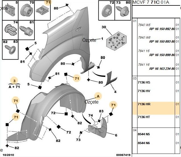 ÖN SOL ÇAMURLUK DAVLUMBAZI PEUGEOT BİPPER