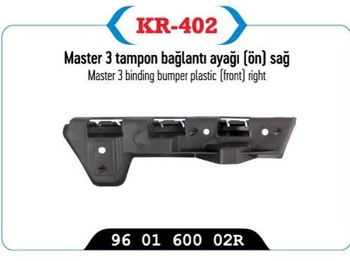 ÖN TAMPON BAĞLANTI AYAĞI SAĞ RENAULT MASTER 3