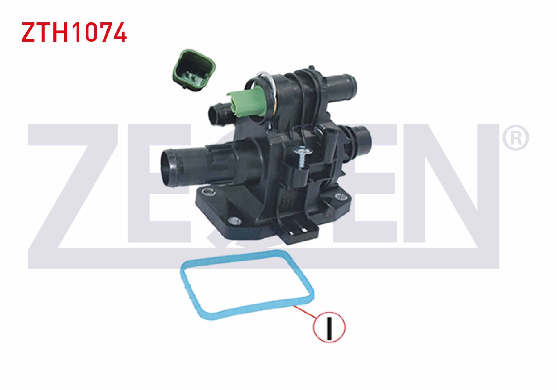 TERMOSTAD KOMPLE DV6 PEUGEOT SERİSİ