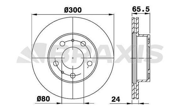 ÖN FREN DİSKİ PEUGEOT BOXER 3