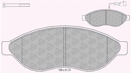 ÖN FREN BALATA 15'' PEUGEOT BOXER 3