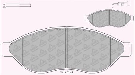 ÖN FREN BALATA 15'' PEUGEOT BOXER 3