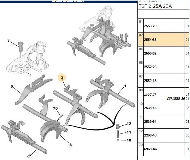 3-4 VİTES ÇATALI PEUGEOT BOXER 3