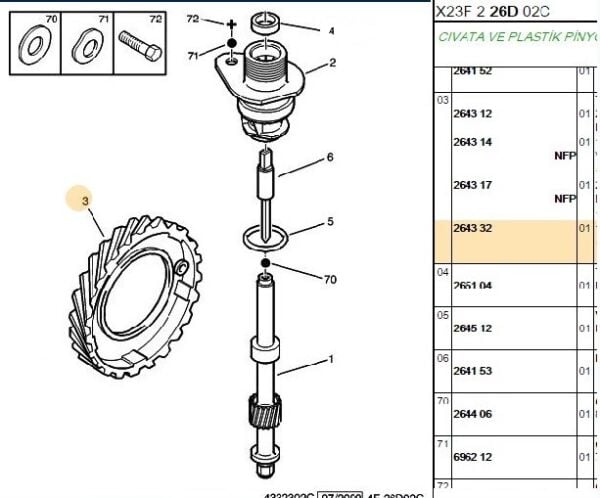 KİLOMETRE DİŞLİSİ 18 DİŞ PEUGEOT BOXER 3