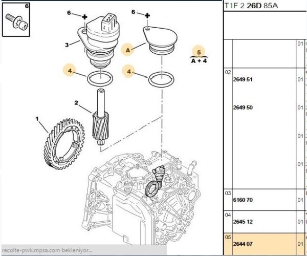 KİLOMETRE DİŞLİ KAPAĞI PEUGEOT BOXER 3
