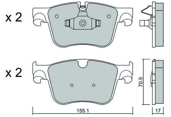 ÖN FREN BALATASI PEUGEOT 308 II
