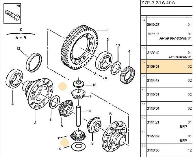 İSTABRUZ DİŞLİSİ BÜYÜK PEUGEOT BOXER 3