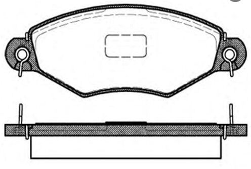 ÖN FREN BALATA SEKMANLI PEUGEOT 206