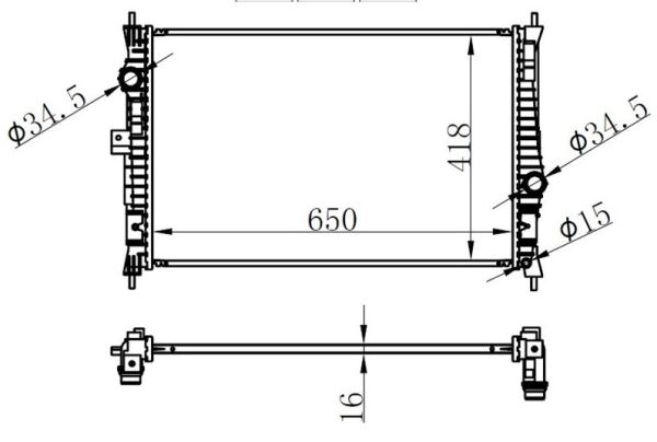 SU RADYATÖRÜ DV6 PEUGEOT 308