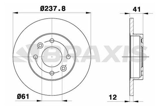 ÖN FREN DİSKİ DACİA SANDERO