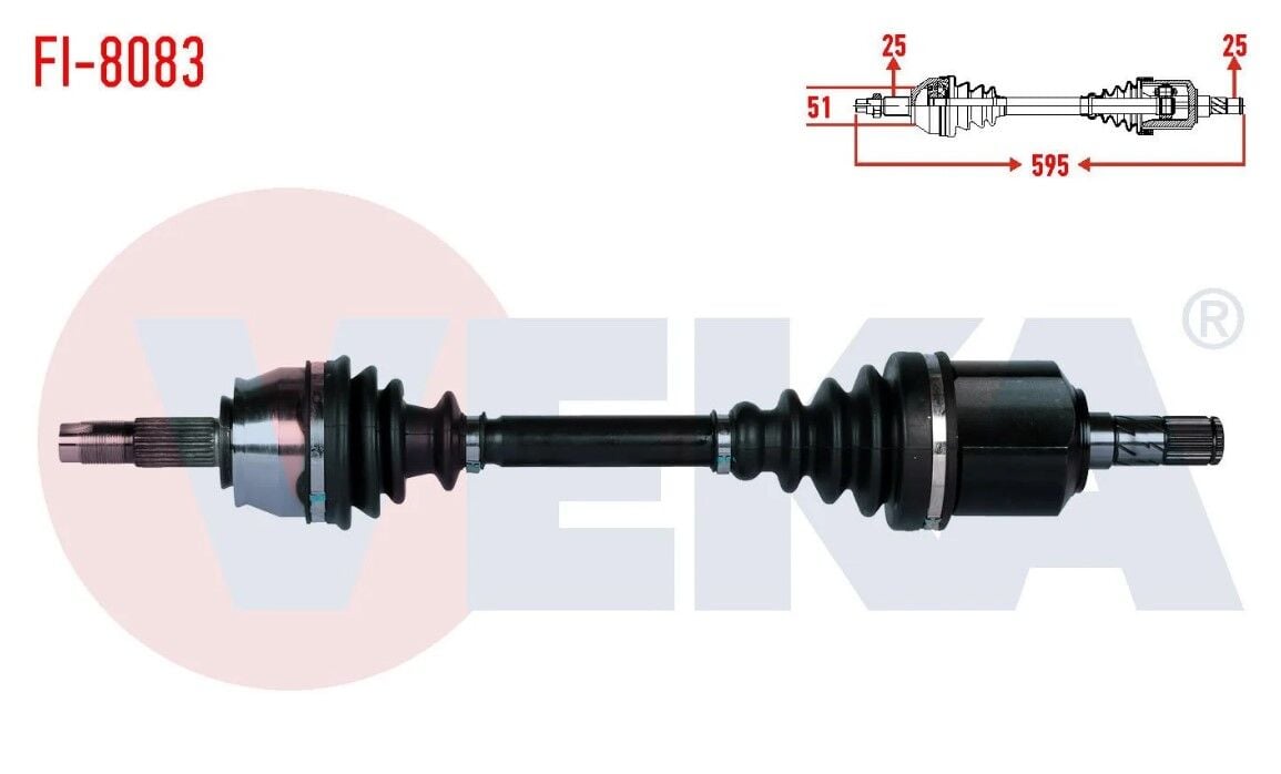 AKS SOL FİAT LİNEA 2013> EURO 5