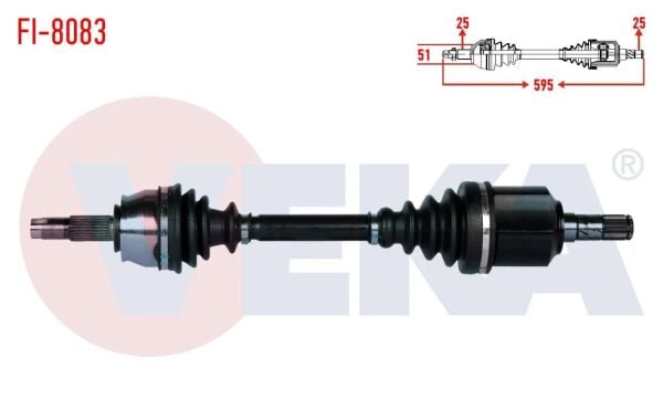 AKS SOL FİAT LİNEA 2013> EURO 5