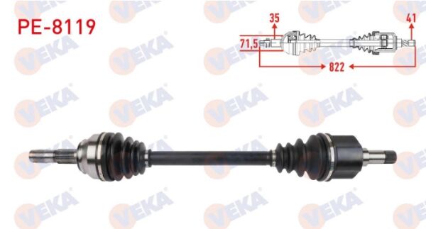 AKS SOL EURO 6 PEUGEOT BOXER 4 FİAT DUCATO 4