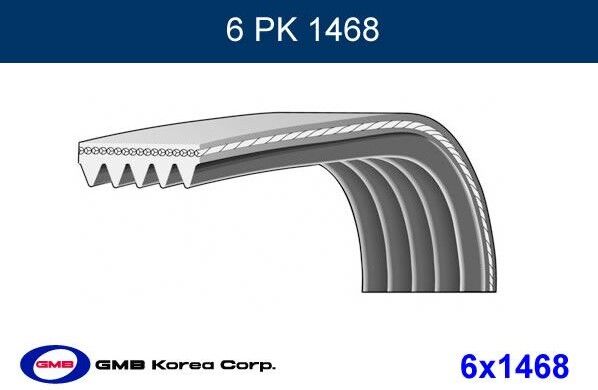 ALTERNATÖR KAYIŞI 6PK1468
