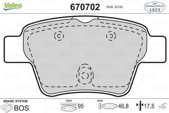 ARKA FREN BALATASI PEUGEOT 307