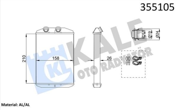 KALORİFER RADYATÖRÜ RENAULT MASTER 3