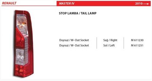 ARKA STOP SOL RENAULT MASTER 3