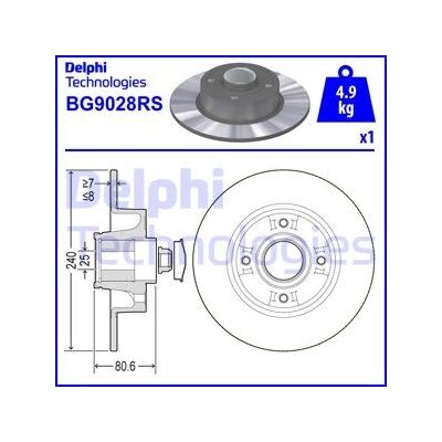 ARKA FREN DİSKİ RENAULT MEGANE II