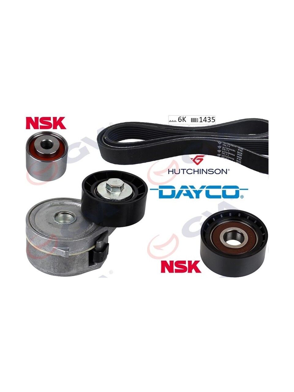 ALTERNATÖR GERGİ SETİ KÜTÜKLÜ KLİMASIZ PEUGEOT PARTNER 1.9