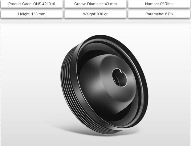 KRANK KASNAĞI RENAULT CLİO KANGOO 1.4 K7J