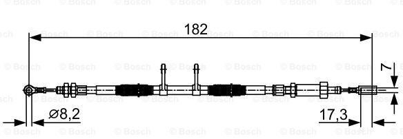 EL FREN TELİ ÖN PEUGEOT BOXER 3