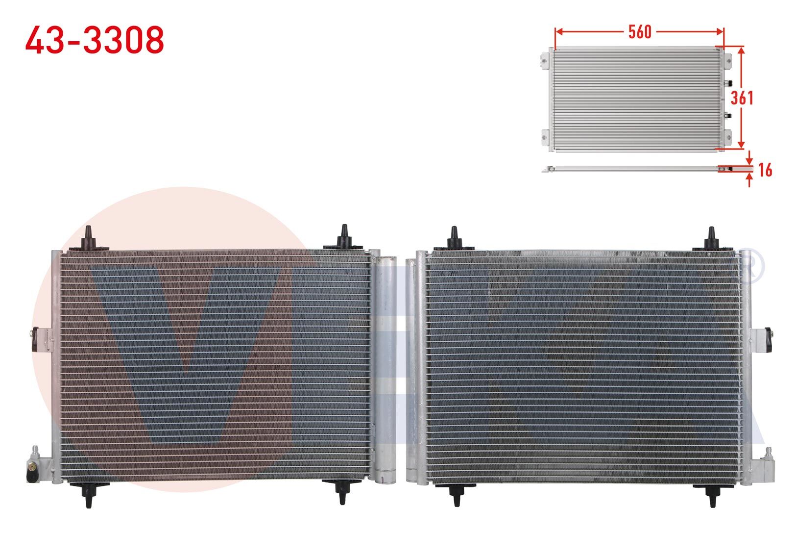 KLİMA RADYATÖRÜ PEUGEOT PARTNER