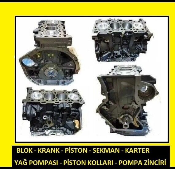 MOTOR BLOĞU YARIM DOLU RENAULT MASTER 3