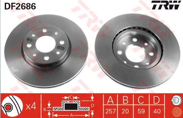 ÖN FREN DİSKİ PEUGEOT BİPPER