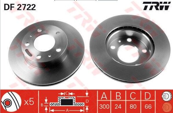 ÖN FREN DİSKİ PEUGEOT BOXER 3