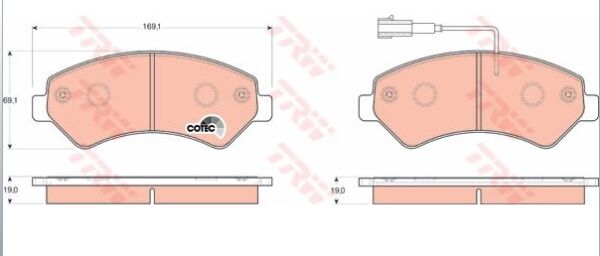 ÖN FREN BALATA PEUGEOT BOXER 3