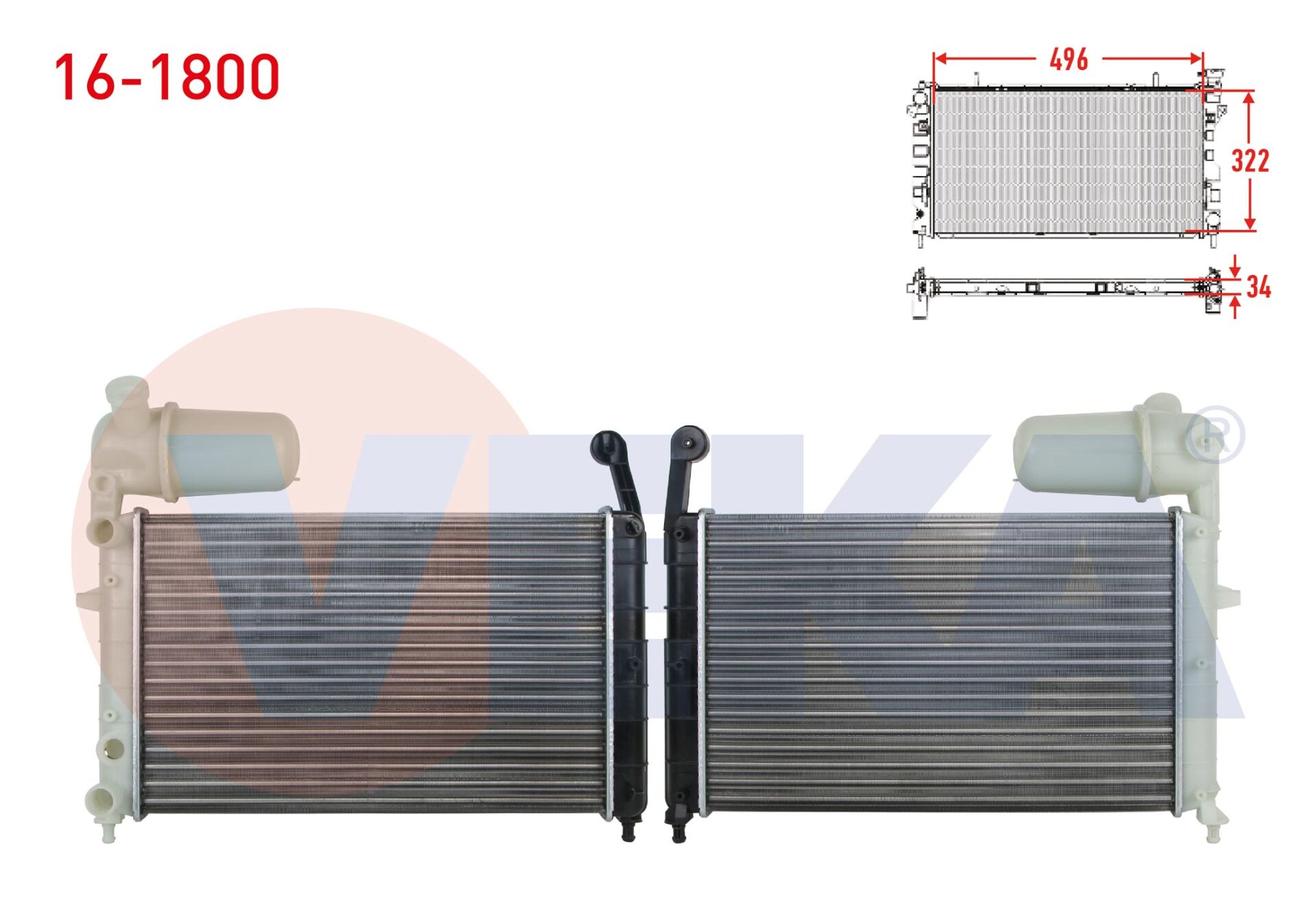 SU RADYATÖRÜ MEKANİK FİAT TEMPRA TİPO 92-99