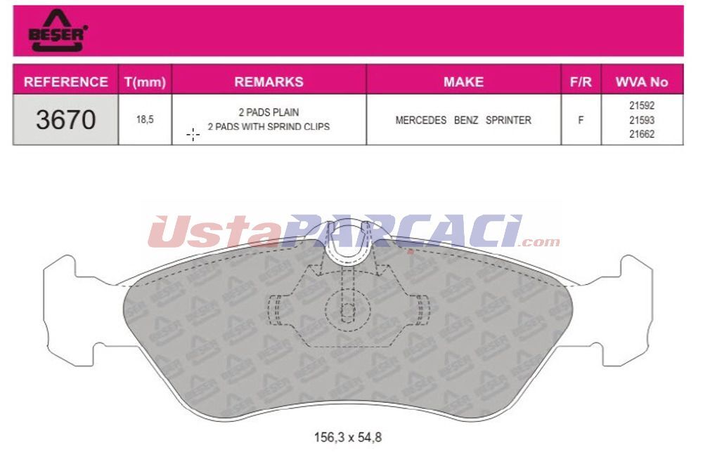 ARKA FREN BALATASI LT35