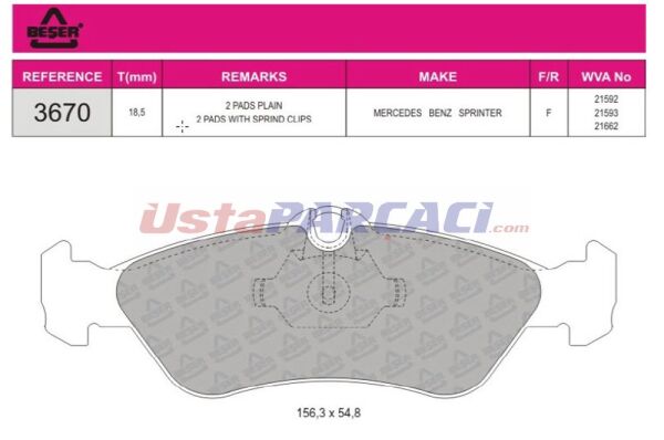 ARKA FREN BALATASI LT35