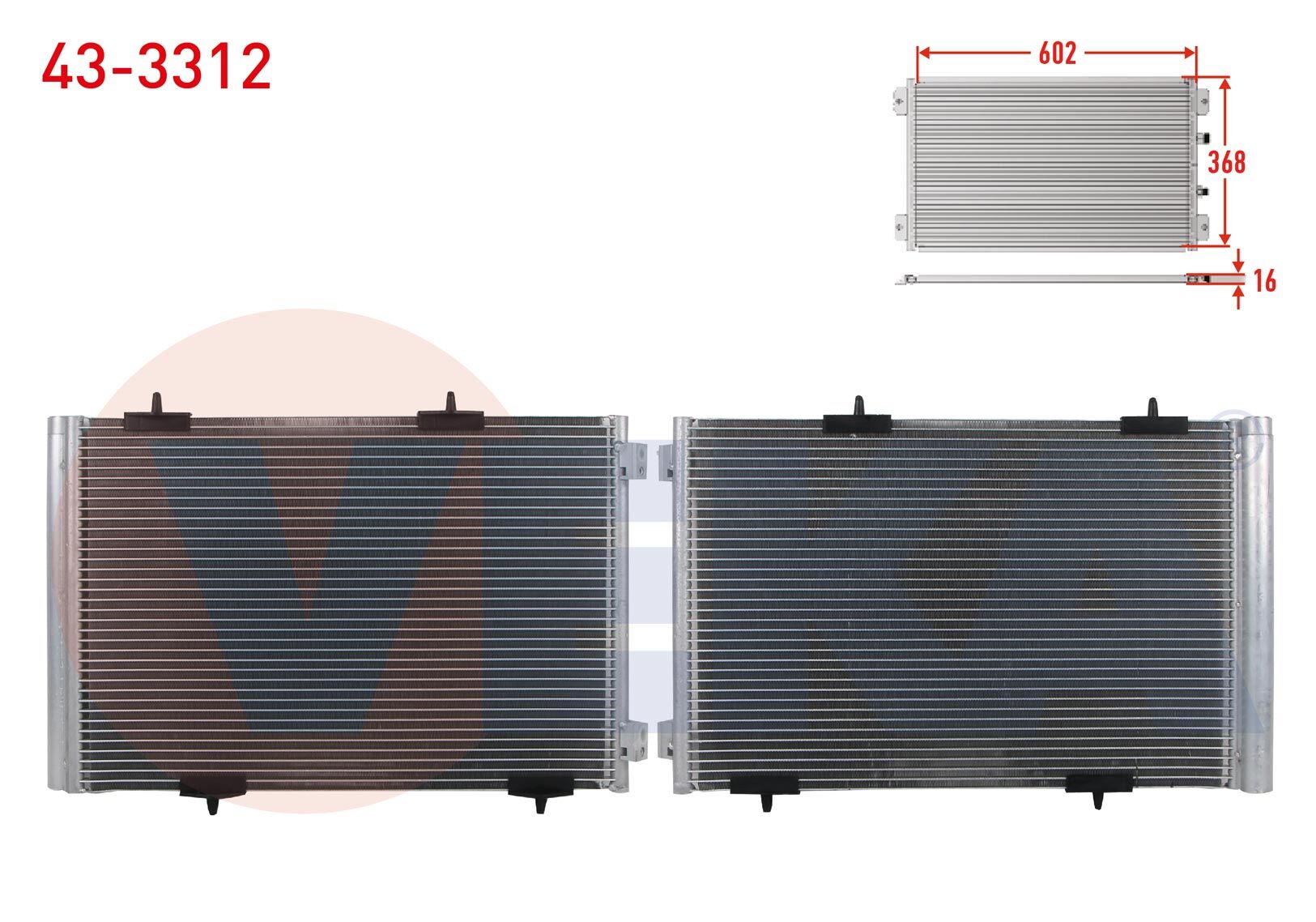 KLİMA RADYATÖRÜ PEUGEOT 301