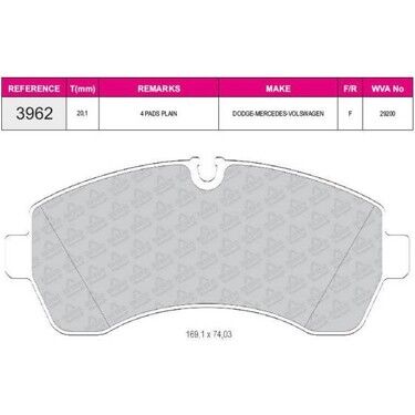 ÖN FREN BALATASI ÇİFT TEKER CRAFTER