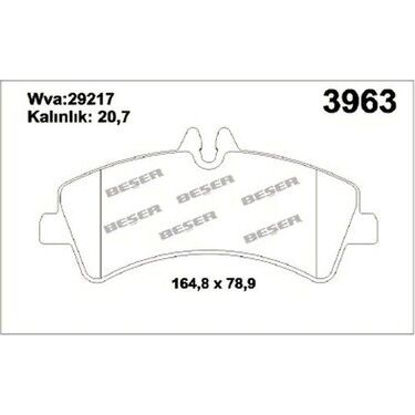 ARKA FREN BALATASI ÇİFT TEKER CRAFTER