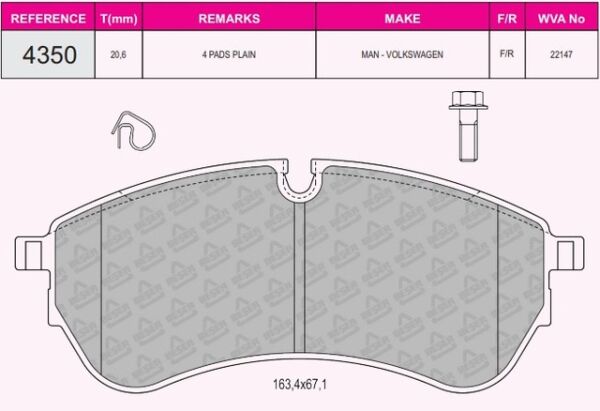 FREN BALATASI ÖN-ARKA CRAFTER 2017-->