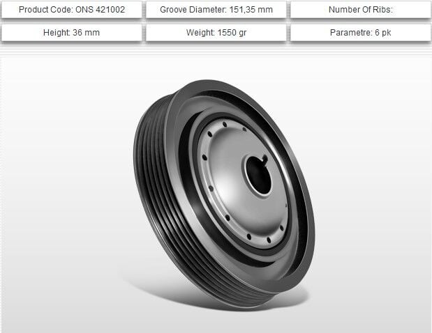 KRANK KASNAĞI KAMALI 1.5 DCİ RENAULT MEGANE II