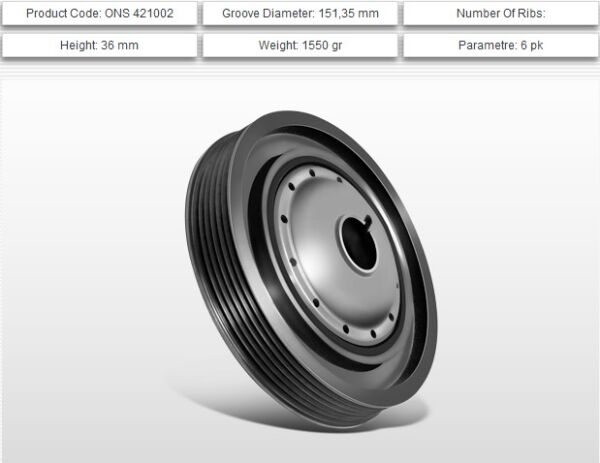 KRANK KASNAĞI KAMALI 1.5 DCİ RENAULT MEGANE II